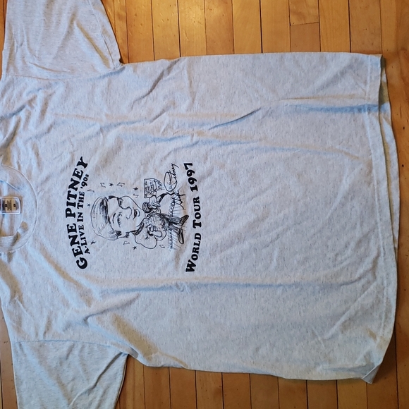 Vintage Gene Pitney world tour 1997 tee size XL - Picture 1 of 5